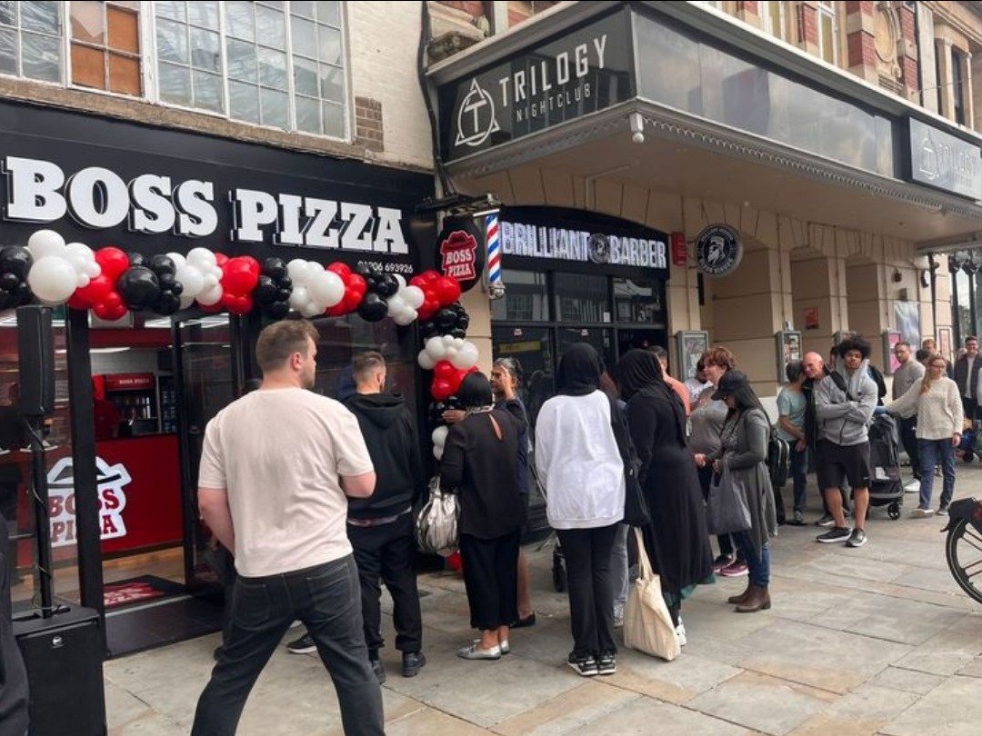 People queue out the door for new pizza spot on its opening day People queue out the door for new pizza spot on its opening day