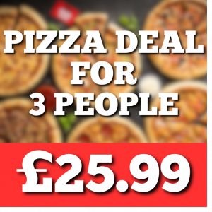 Pizza Deal For 3 People